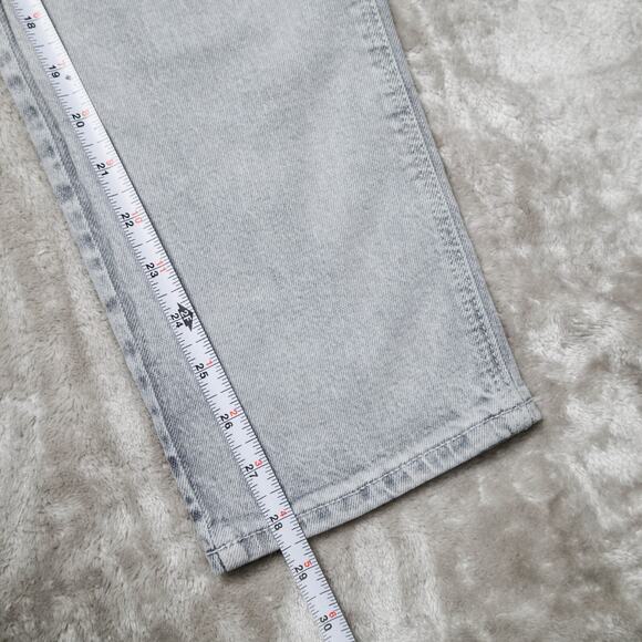 Old Navy Vintage Slim Gray High Rise Straight Leg Jeans Womens Size 6 NWT - Picture 6 of 16